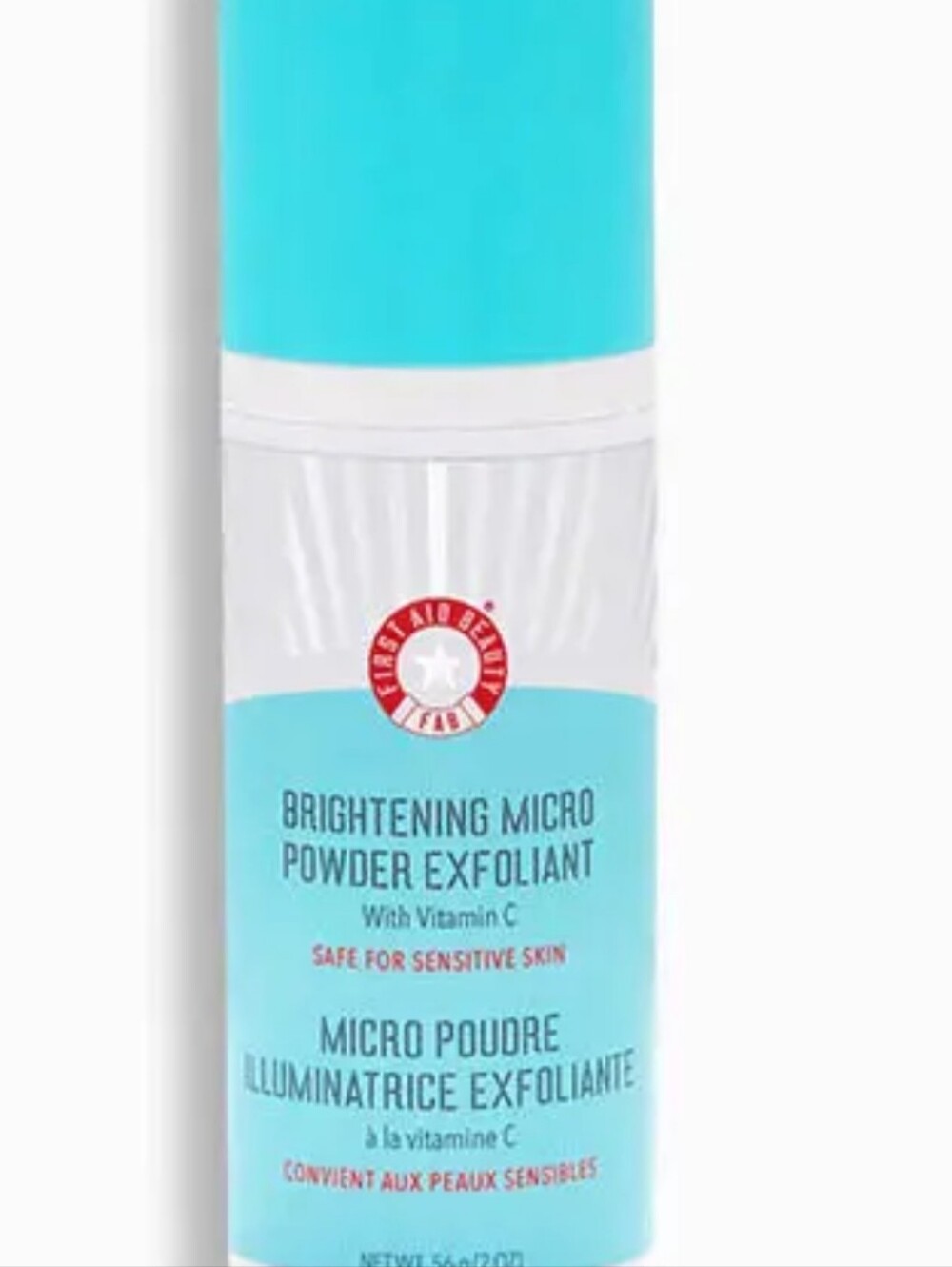 FIRST AID BEAUTY Brightening Micro Powder Exfoliant Vitamin C NEW, FULL SIZE